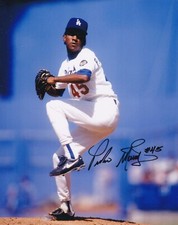 PEDRO MARTINEZ SIGNED AUTOGRAPH 8 X 10 PHOTO LOS ANGELES DODGERS