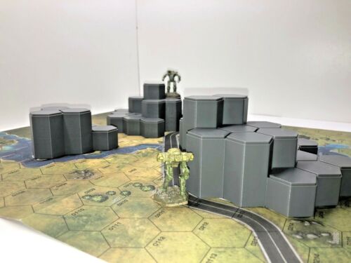 Hills for Grassland #2 Mapsheet - 3D Printed Battletech Terrain & Hills - Picture 3 of 5