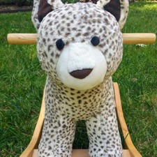 Used Pottery Barn Snow Leopard Rocker