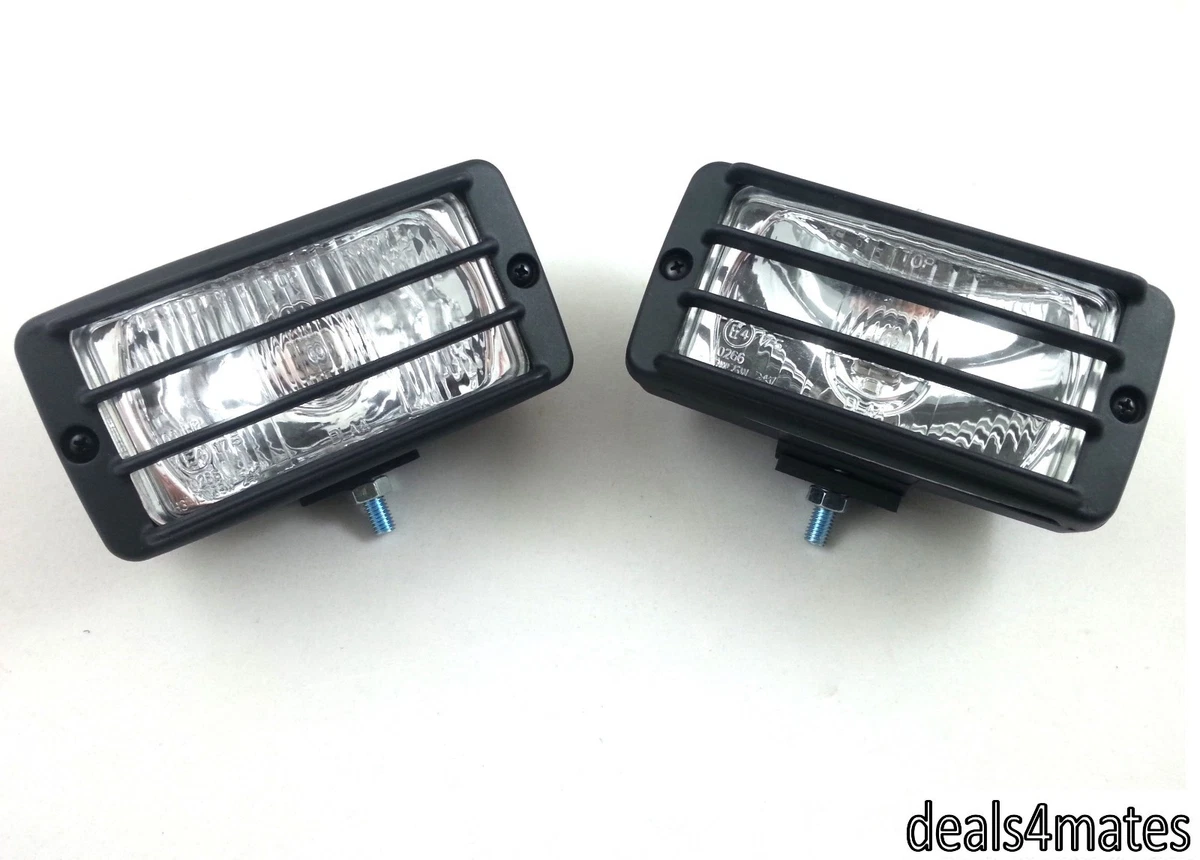 2X 12V UNIVERSAL CAR VAN FOG SPOT LIGHT LIGHTS LAMP NEW E MARKED 7.5X14.5CM