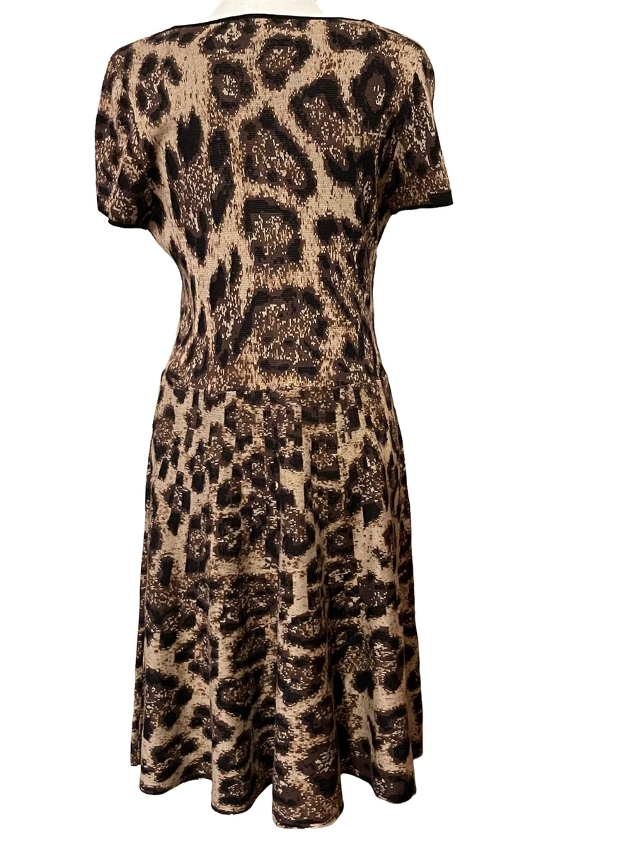 Inc animal 2025 print dress