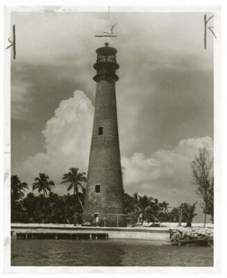 8'' x 10''  1952 Cape Florida Lighthouse,Key Biscayne