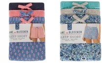 Jane And Bleecker Women's Sleep Short 3" inseam 3 Pack Variety Size - Small NWT