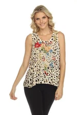 Johnny Was JWLA Josephine Velvet Swing Tank Top J12422