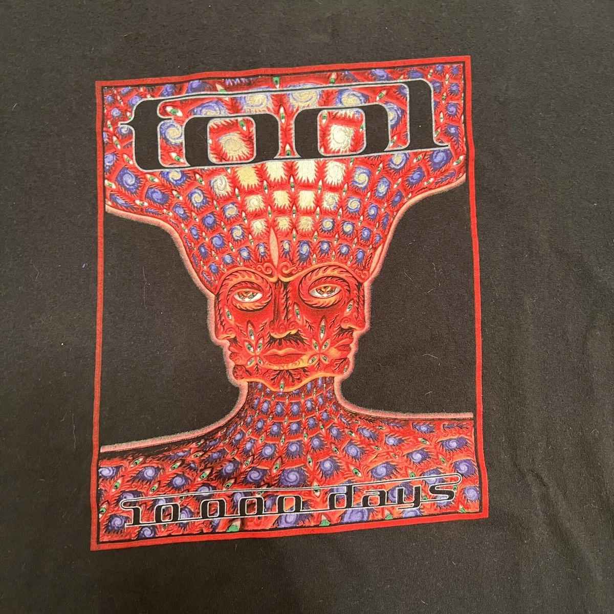 Tool 10.000 Days Uomo T-Shirt Nero S 100% Cotone Regular