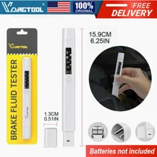Brake Fluid Liquid Oil Tester Pen 5 LED Indicator Car Testing Tool For DOT3 DOT4