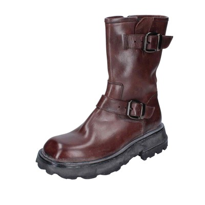 shoes women MOMA ankle boots brown leather 1CW323 VINTAGE BD923