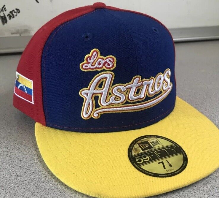 New Era Houston Astros Los Astros Venezuela 59FIFTY Hat Cap New Era Houston Astros Los Astros Venezuela 59FIFTY Hat Cap