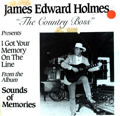 James Edward Holmes - I Got Your Memory On The Line 7in 1989 (VG+/VG) .