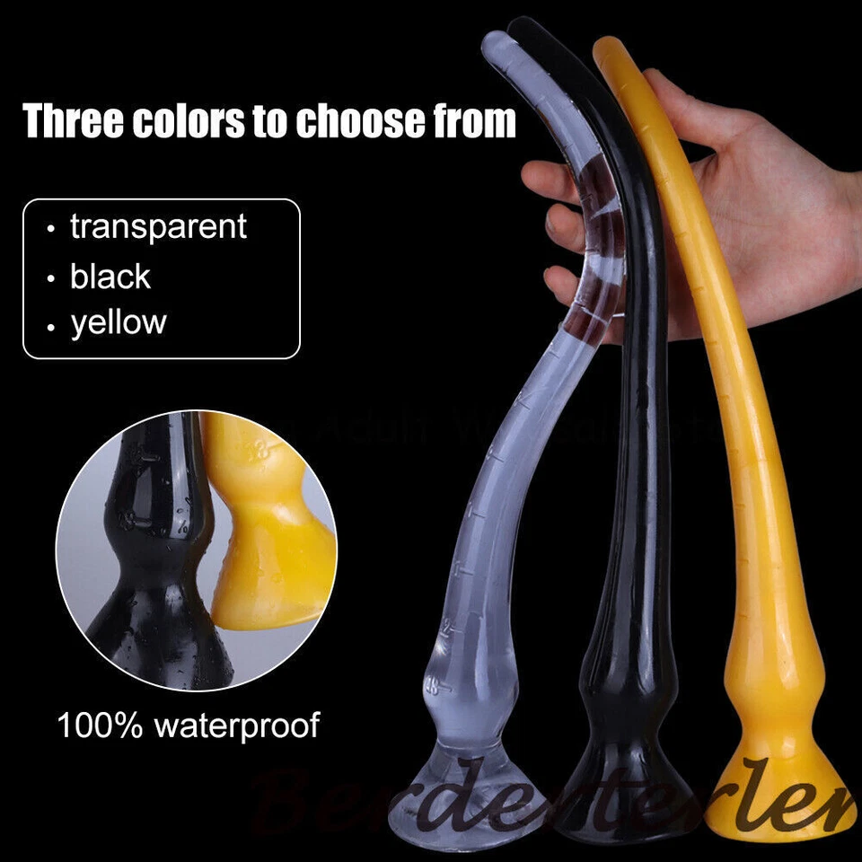 Consoladores de tentáculo anal súper largos 60 cm ventosa suave punto G ano juguetes sexuales Foto 4 de 4