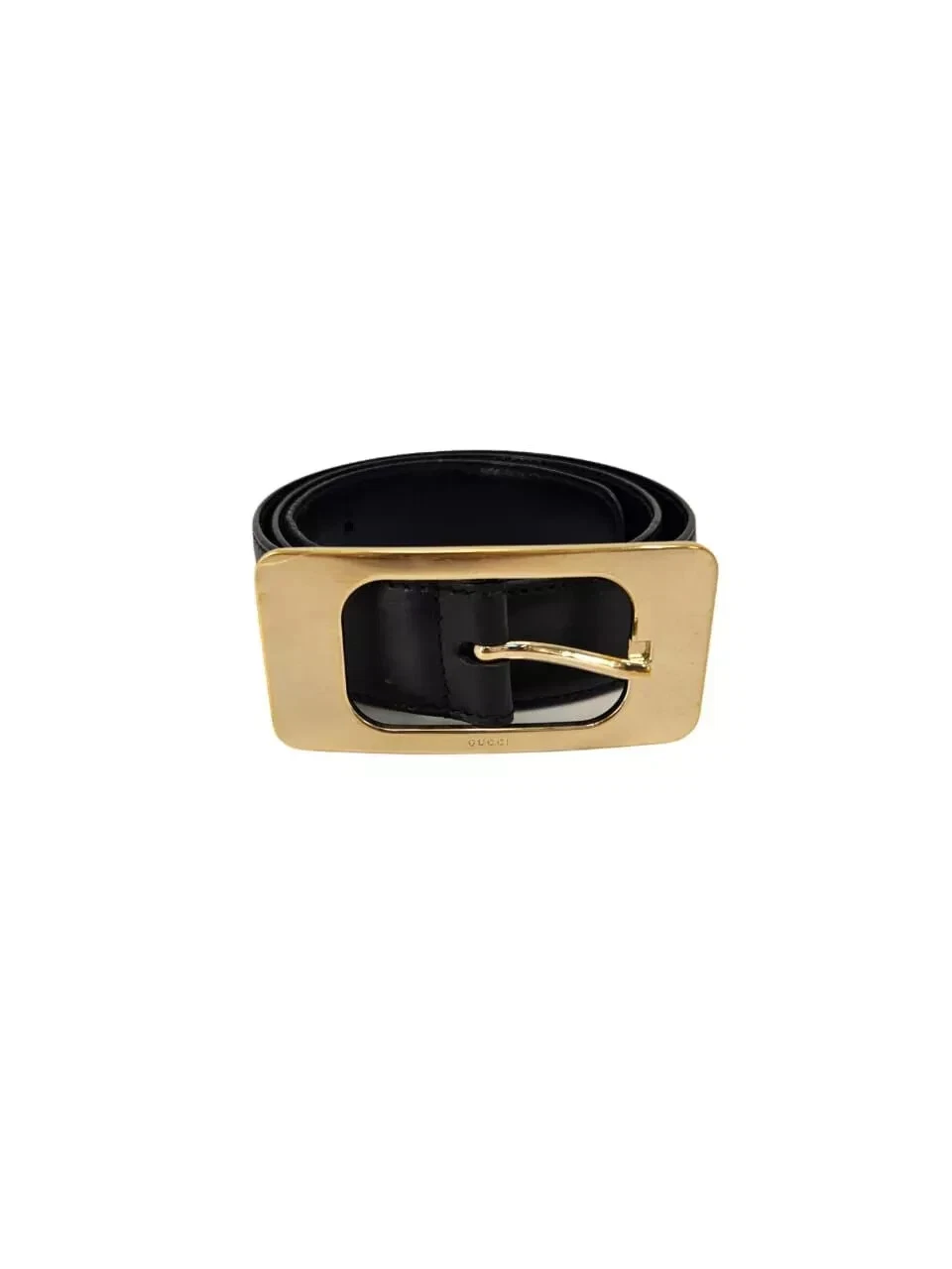 Ceinture Gucci en cuir noir taille 90/36