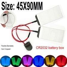 Flexible Bendable LED Light Eye Kits For Cosplay Helmet Mask Eyes Light 45 90mm