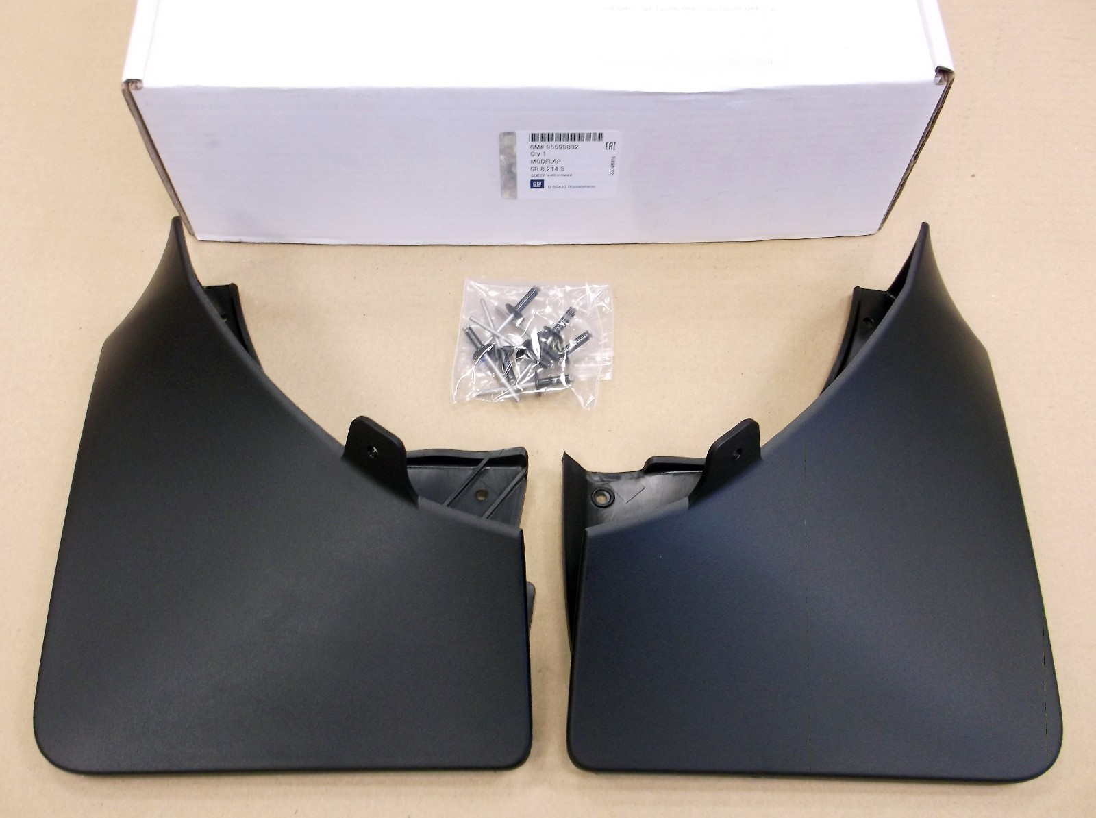 Genuine Vauxhall Grandland X Front & Rear Mud Flaps Guards Mudflaps Set