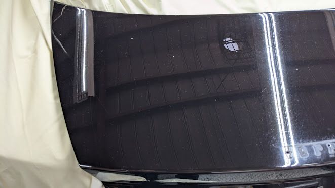 FERRARI 456 REAR TRUNK LID NO ACCIDENT BLACK NERO 65377100