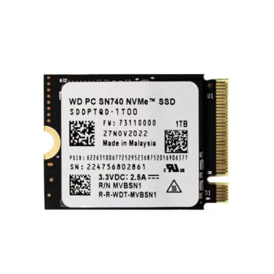 WD PC SN740 1TB 2TB M.2 2230 SSD NVMe PCIe4x4 For Steam Deck ASUS