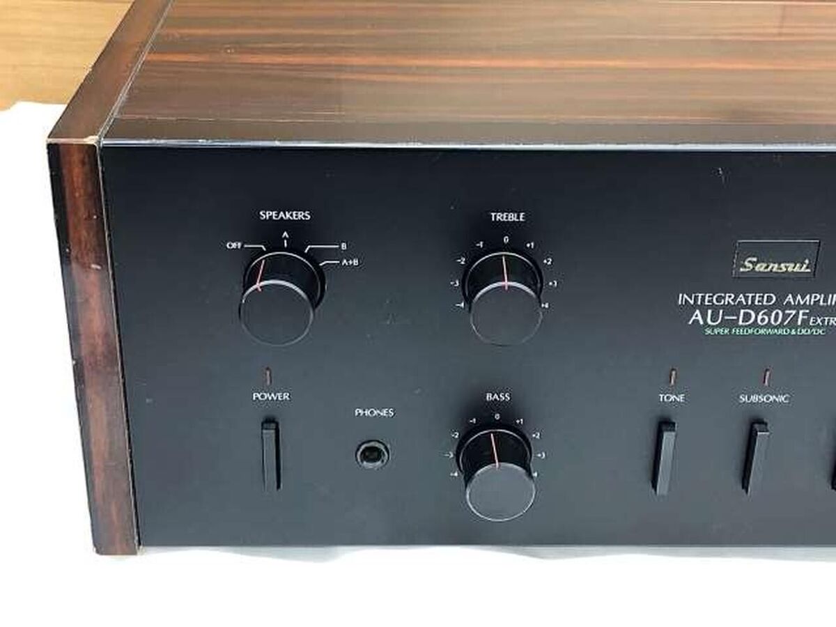 SANSUI AU-D607F EXTRA Stereo Integrated Amplifier Working SANSUI AU-D607F EXTRA Stereo Integrated Amplifier Working