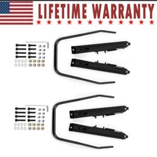 Racewill Seat Slider Seat Mounting Track Assembly Dual lock Kit For NRG Sparco