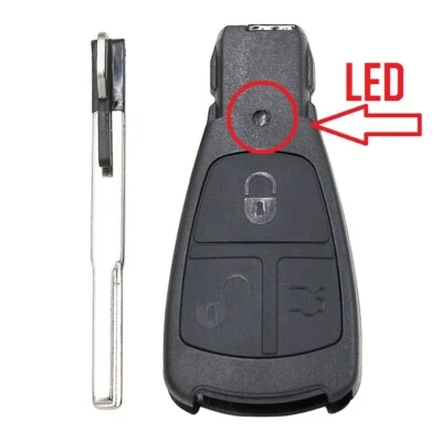 Schlüssel Ersatz Gehäuse für Mercedes W220 W202 W210 W208, C215 S-KLASSE A421 - Bild 1 von 4