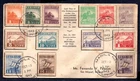 Philippines - 1943 Japanese Occupation Full Set Souvenir  Cover