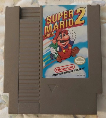 Super Mario Bros. 2 Nintendo NES Cartridge
