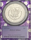 1879 S - PCGS MS64 - $1 Morgan Silver Dollar - Beautiful White - Trader Bea