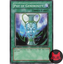 Yugioh Topf der Großzügigkeit CRV-DE043 Common 1. Auflage LP