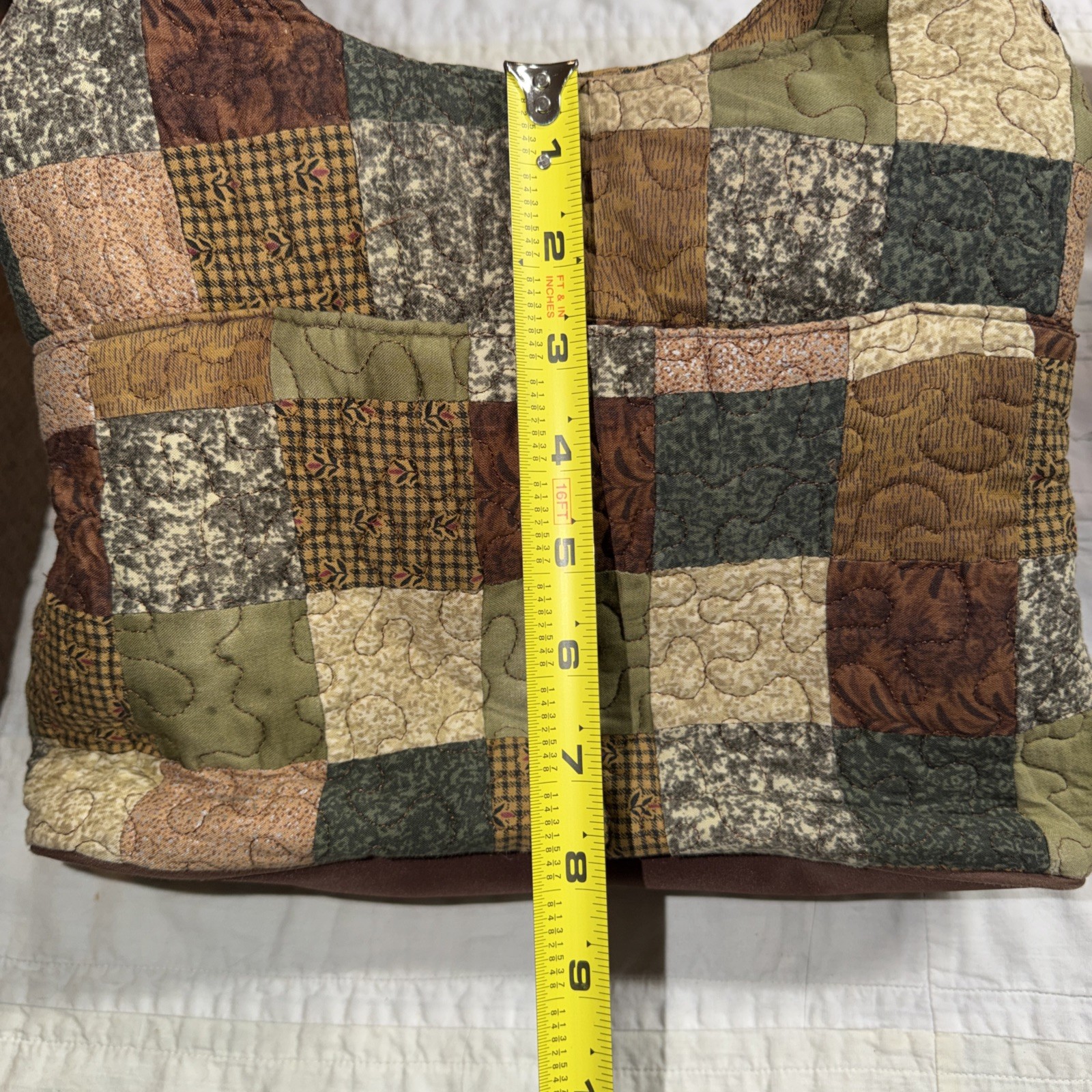 Donna Sharp Patchwork Quilted Shoulder Handbag, P… - image 8