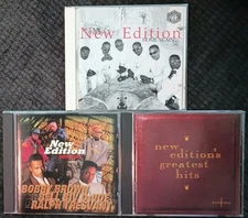 NEW EDITION Solo Hits CD lot HOME AGAIN greatest hits vol 1 Bobby Brown TRESVANT