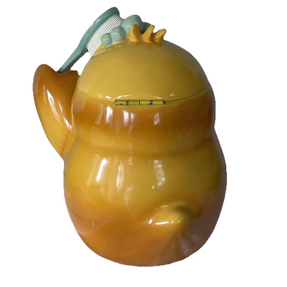 Yellow Duck Circo Bathroom Canister 12" Tall – Large Storage / Waste Basket - Image 2 of 4