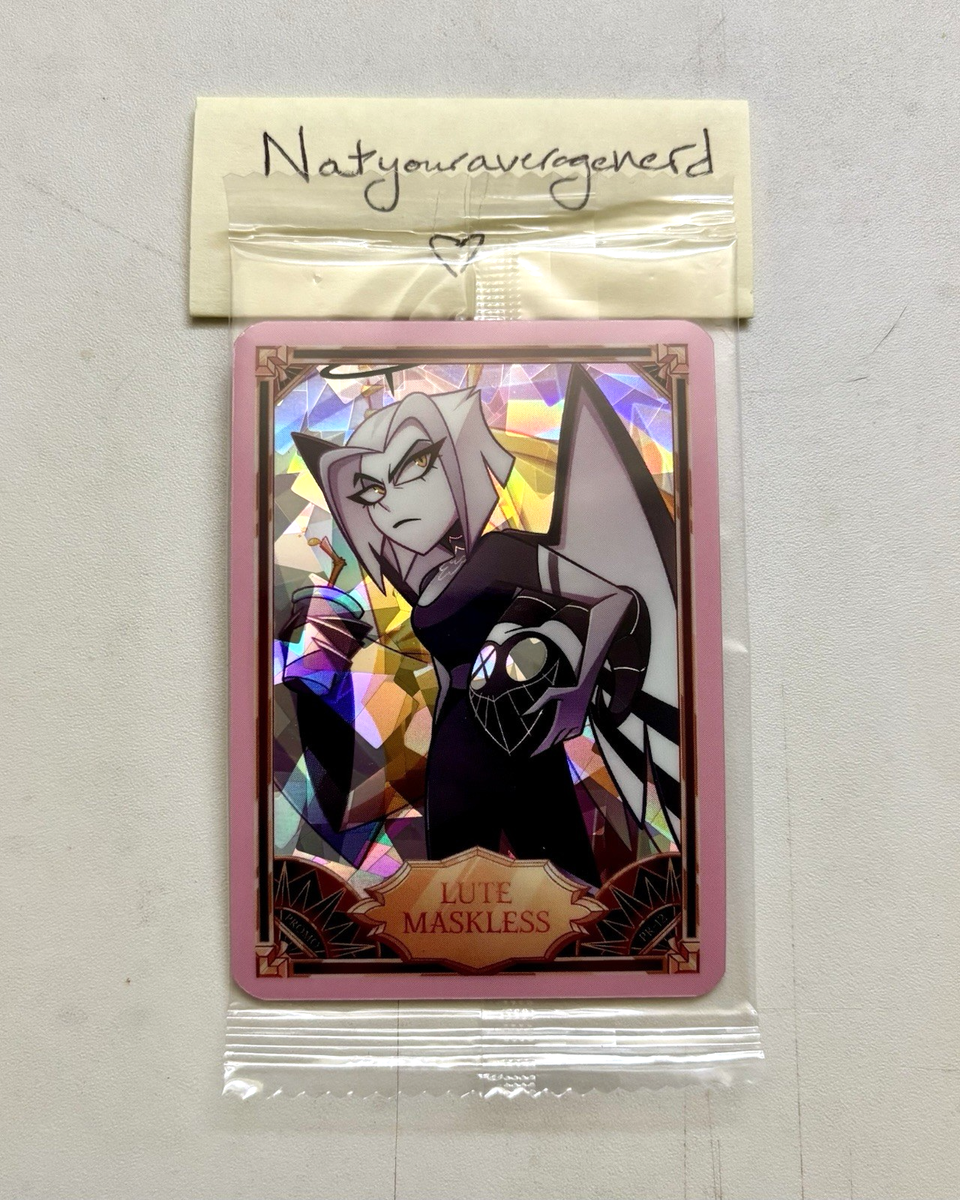 NEW 2025 Hazbin Hotel TCG Promo Card 12 LUTE MASKLESS Cracked Ice