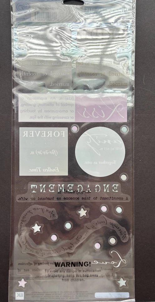 Pegatinas de boda STICKO frase café -- nuevas, sin usar, nunca abiertas Foto 2 de 2