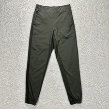 Athleta Textured Brooklyn Jogger Women  s 2 Pants Dark Olive Green Athliesure Gym