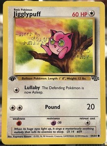Jigglypuff 54/64 Jungle 1st Edition Common