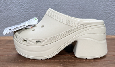NWT $129 Crocs Women\'s 12 Men 10 SIREN Platform Clog Slip On heel comfy Shoes Crocs Siren Clog Women main image 3