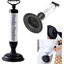 Toilet Plunger Drain Buster Vacuum Plunger Drain Unblocker for Sink and Toilet
