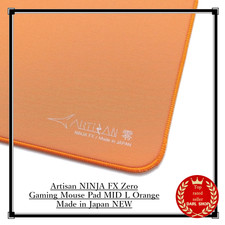 Artisan NINJA FX Zero Gaming Mouse Pad MID L Orange Made in Japan NEW