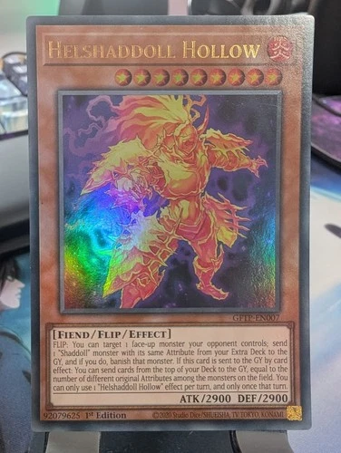 YuGiOh! Helshaddoll Hollow GFTP-EN007 Ultra Rare 1st Ed