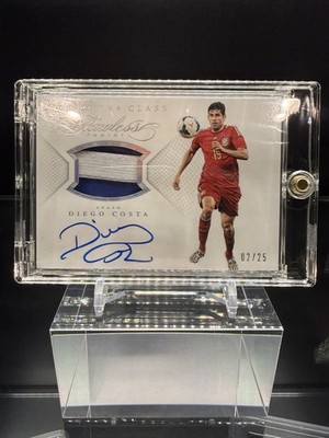 2015-16 Panini Flawless Diego Costa Patch And On Card Auto /25 TC-DC