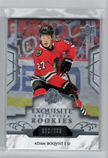 2019-20 Exquisite Collection Platinum Rookies #R4 Adam Boqvist /399