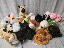 Lot of 17 Ganz Webkinz Assorted Plush Stuffed Animals No Codes