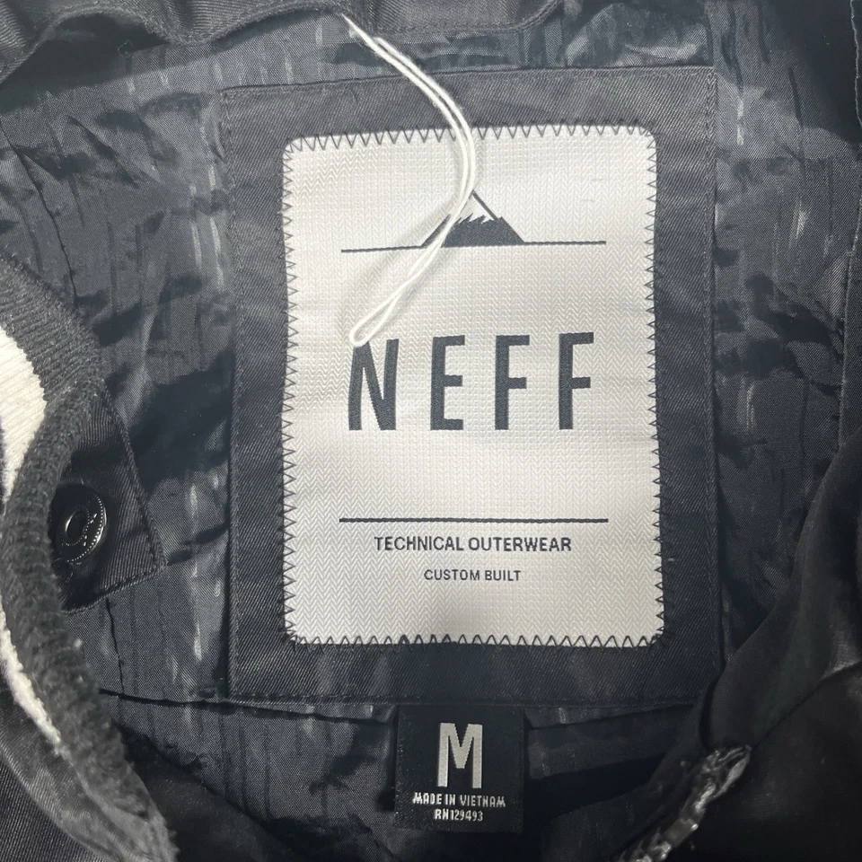 NEFF 2016 Snowboard Palms Martillo Trituradora/Trituradora Abrigo Hombres M Cremallera Completa/Chaqueta a Presión Foto 3 de 4