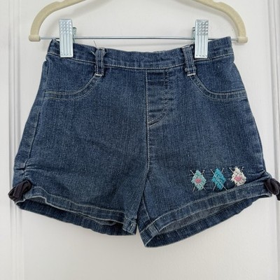2 B Real Vintage Denim Jean Shorts Embroidered 24M y2k