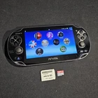Sony PlayStation PS Vita OLED PCH-1001 Black w/ 8GB + 128GB MicroSD - No Charger