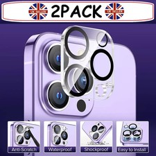 2PACK Tempered Glass CAMERA LENS Protector for iPhone 17 16 15 14  12 Pro Max