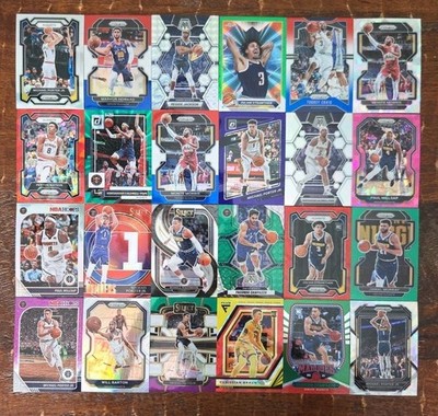 NBA Denver Nuggets Prizm Color Parallel Rookie 24 Card Lot Collection No Commons