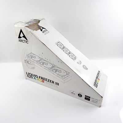 ARCTIC Liquid Freezer III 420 A-RGB white PC Water Cooler AIO Computer Cooling