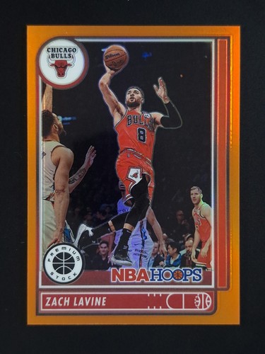2022-23 Panini Chronicles ZACH LAVINE 65/75 Orange Hoops Prizm Premium #576
