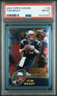 2003 TOPPS CHROME #148 TOM BRADY PSA 8