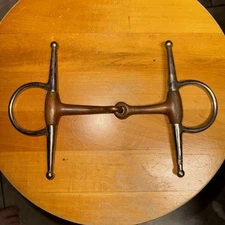 Full Cheek Copper Mouth Snaffle Bit Jointed 5"  stamped 022 