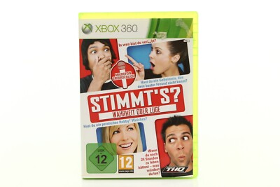 Xbox 360 Game Stimmts - Wahrheit oder Lüge QUIZ DEUTSCH German Audio PAL